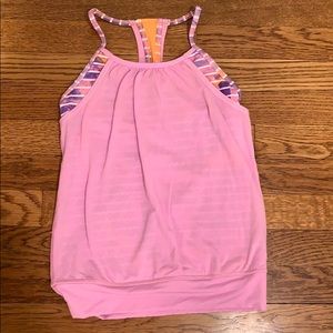 Kids, ivivva, two in one tank top, size 8